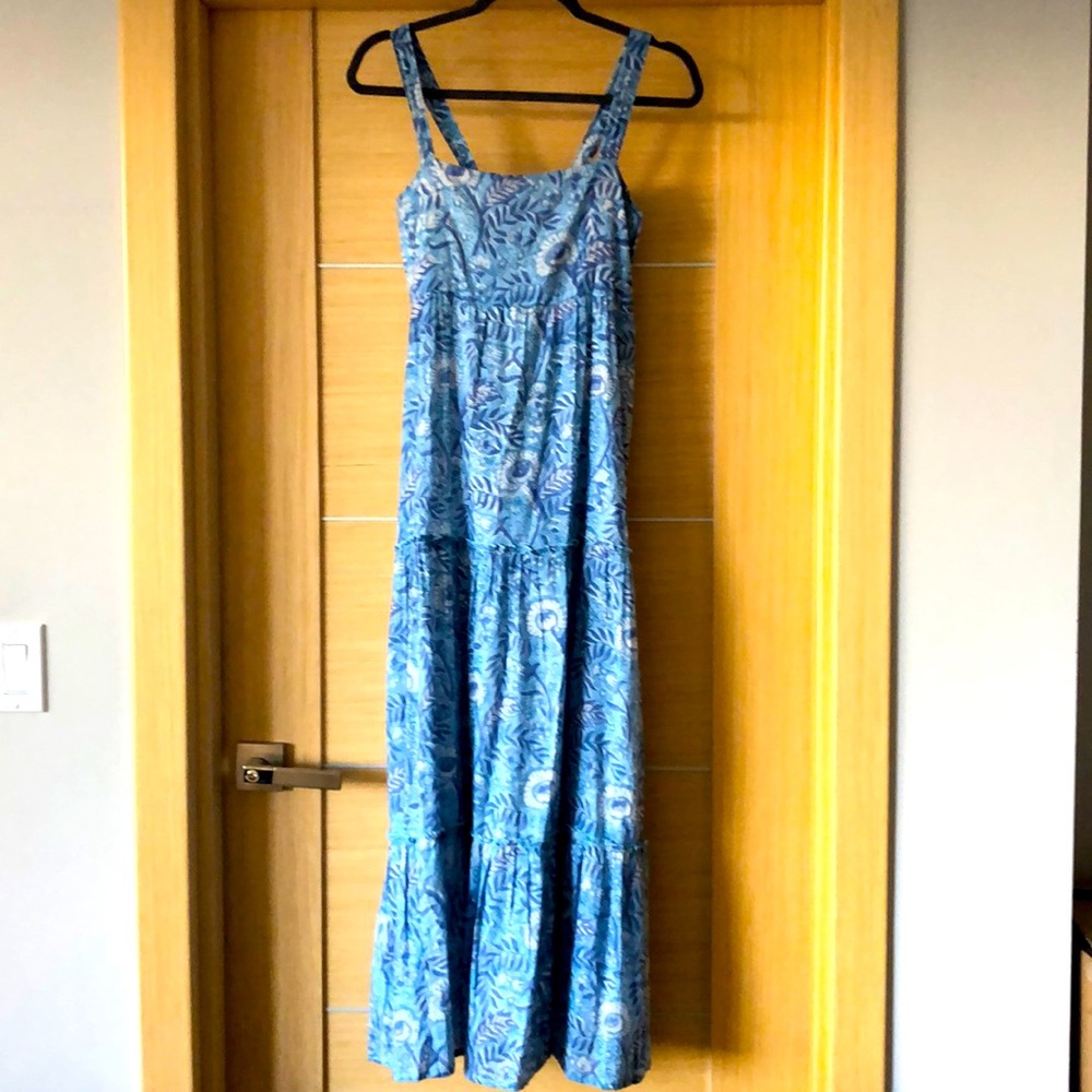 Madison Mathews cotton maxi dress